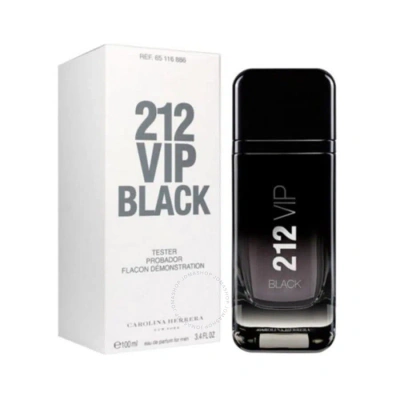 Carolina Herrera Men's 212 Vip Black Edp Spray 3.4 oz (tester) Fragrances 8411061043851