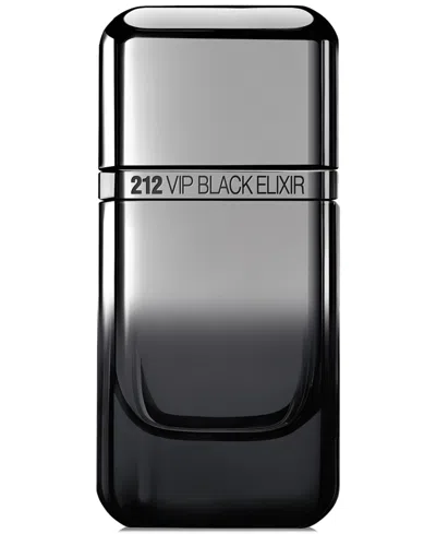 Carolina Herrera Men's 212 Vip Black Elixir Eau De Parfum, 1.7 Oz. In Transparent