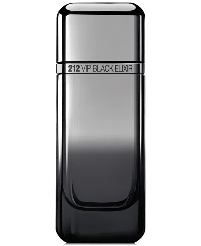 Carolina Herrera Men's 212 Vip Black Elixir Eau De Parfum, 3.4 Oz. In Transparent