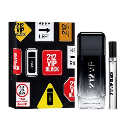 Carolina Herrera Men's 212 Vip Black Gift Set Fragrances 8411061011669