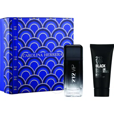 Carolina Herrera Men's 212 Vip Black Gift Set Fragrances 8411061092378 In White