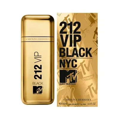 Carolina Herrera Men's 212 Vip Black Mtv Edp Spray 3.4 oz Fragrances 8411061093818