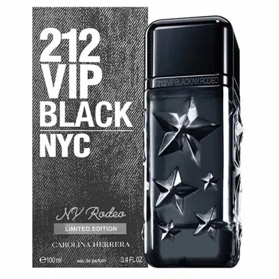Carolina Herrera Men's 212 Vip Black Ny Rodeo Edp Spray 3.4 oz Fragrances 8411061111604