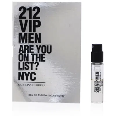 Carolina Herrera Men's 212 Vip Men Edt 0.05 oz Fragrances 8411061940228 In Transparent