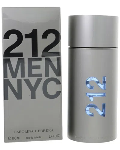Carolina Herrera Men's 3.4oz 212 Eau De Toilette Spray In Gray