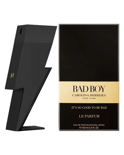 Carolina Herrera Men's 3.4oz Bad Boy Le Parfum Edp Spray In Black