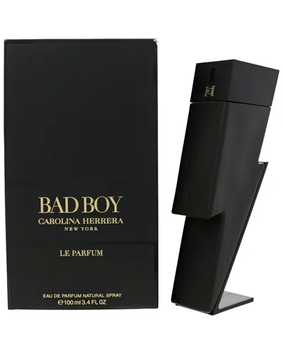 Carolina Herrera Men's 3.4oz Bad Boy Le Parfum Spray In Transparent