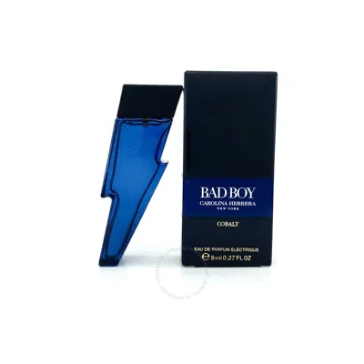 Carolina Herrera Men's Bad Boy Cobalt Edp Electrique Spray 0.27 oz Fragrances 8411061027660 In White