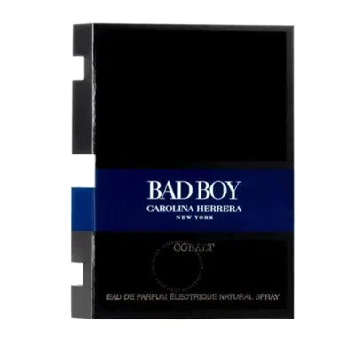 Carolina Herrera Men's Bad Boy Cobalt Edp Spray 0.05 oz Fragrances 8411061035368 In Cobalt / Pink