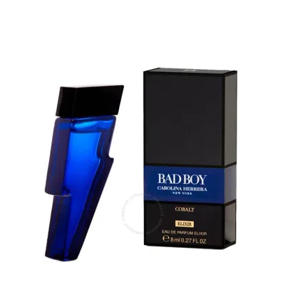 Carolina Herrera Men's Bad Boy Cobalt Elixir Edp 0.27 oz Fragrances 8411061083741 In White