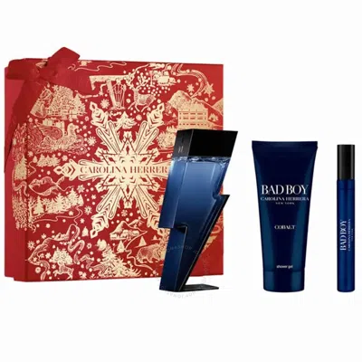 Carolina Herrera Men's Bad Boy Cobalt Gift Set Fragrances 8411061102008