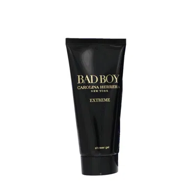 Carolina Herrera Men's Bad Boy Extreme Shower Gel 3.4 oz (tester) Fragrances 8411061057211 In Black