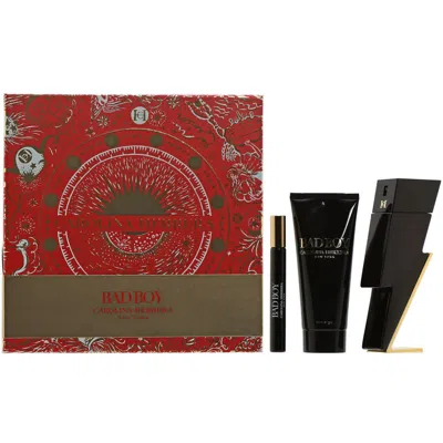 Carolina Herrera Men's Bad Boy Gift Set Fragrances 8411061075142