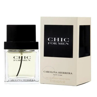 Carolina Herrera Men's Chic Edt Spray 2 oz Fragrances 8411061954331 In Black