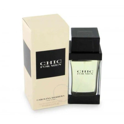 Carolina Herrera Men's Chic Edt Spray 3.4 oz Fragrances 8411061954966 In Black