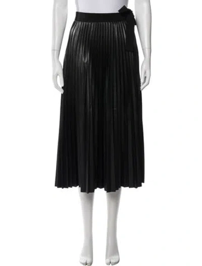 Pre-owned Carolina Herrera Midi Length Skirt In Black