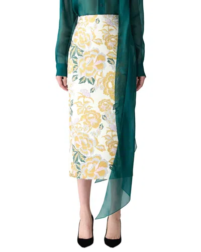 Carolina Herrera Midi Skirt In Multi