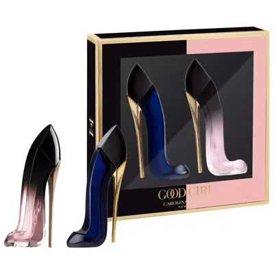 Carolina Herrera Mini Good Girl & Good Girl Blush Elixir Perfume Set In White