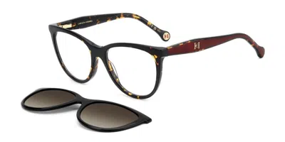 Carolina Herrera Mod. Her 0259_cs With Clip On In Black