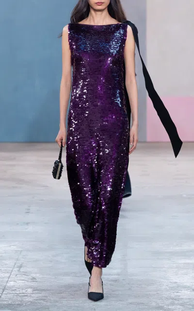Carolina Herrera Moda Operandi In Purple