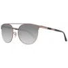 Carolina Herrera Ny Bronze Metal Sunglasses In Gray