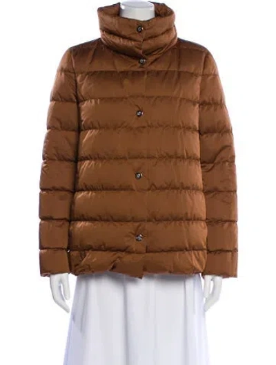Pre-owned Carolina Herrera Nylon Jacket In Brown