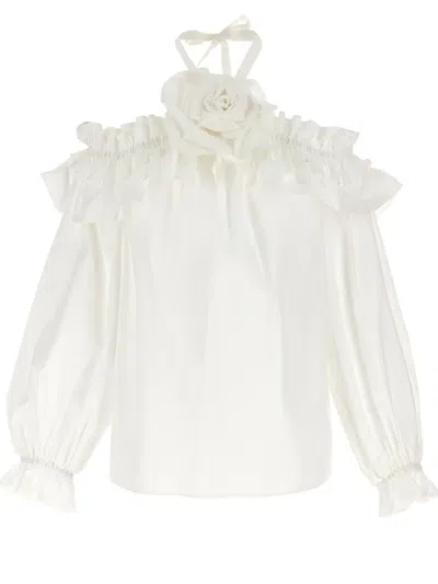 Carolina Herrera Off-shoulder Blouse In 白色