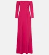 Carolina Herrera Off-shoulder Gown In Pink