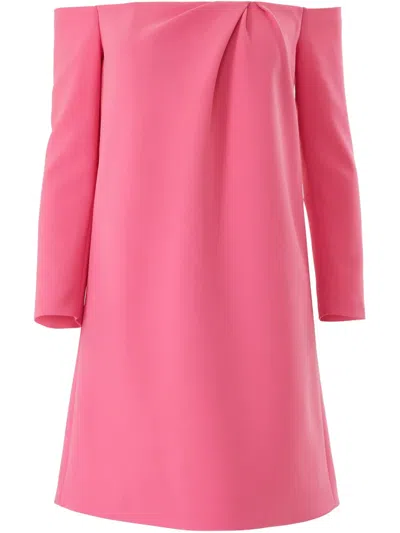 CAROLINA HERRERA OFF-SHOULDER MINI DRESS