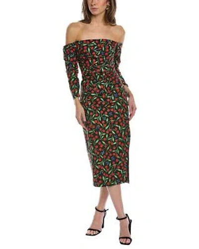 Pre-owned Carolina Herrera Off-the-shoulder Dress Women's In Black