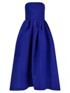 Carolina Herrera Off-the-shoulder Silk Faille Midi Dress