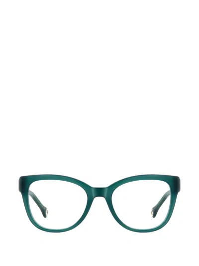 Carolina Herrera Ovale-frame Glasses In Green