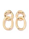 Carolina Herrera Oversize Chain Link Earrings In Gold