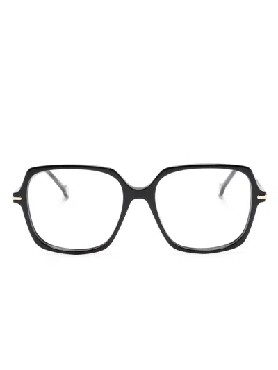 Carolina Herrera Oversize-frame Glasses In 黑色