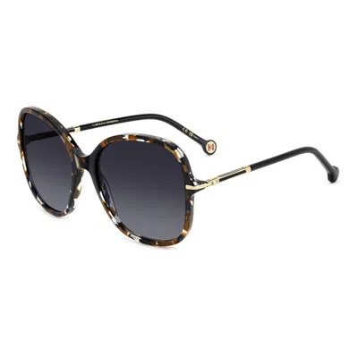 Carolina Herrera Oversize-frame Sunglasses In Black