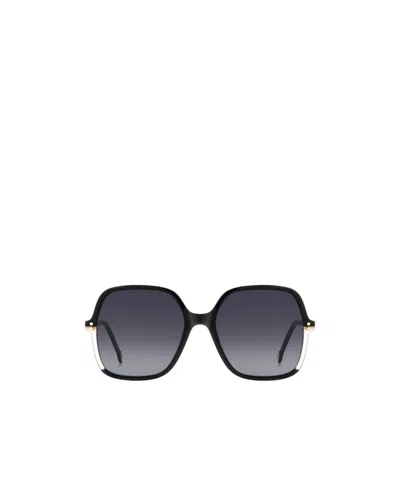 Carolina Herrera Oversize-frame Sunglasses In Black