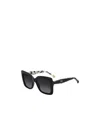 Carolina Herrera Oversize-frame Sunglasses In Black