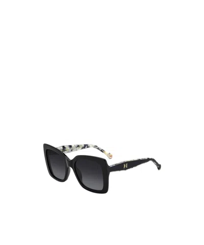 Carolina Herrera Oversize-frame Sunglasses In Black