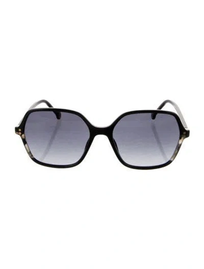 Pre-owned Carolina Herrera Oversize Gradient Sunglasses In Multicolor