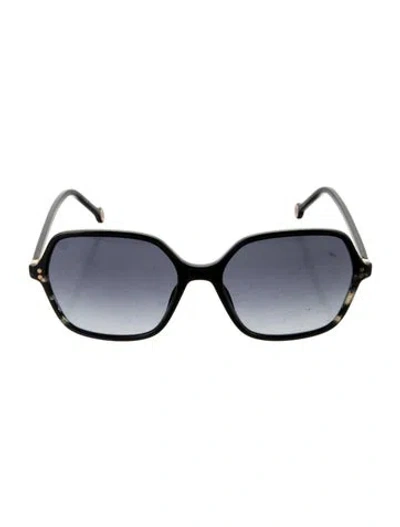 Pre-owned Carolina Herrera Oversize Gradient Sunglasses W/ Tags In Multicolor
