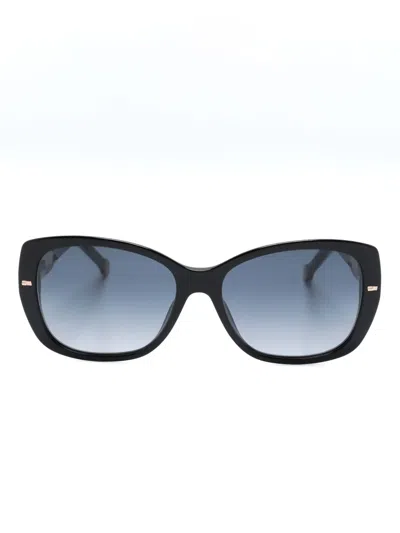 Carolina Herrera Oversized-frame Tinted Sunglasses In Black