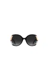 Carolina Herrera Oversized-frame Sunglasses In Black