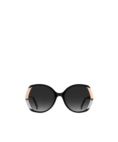 Carolina Herrera Oversized-frame Sunglasses In Black