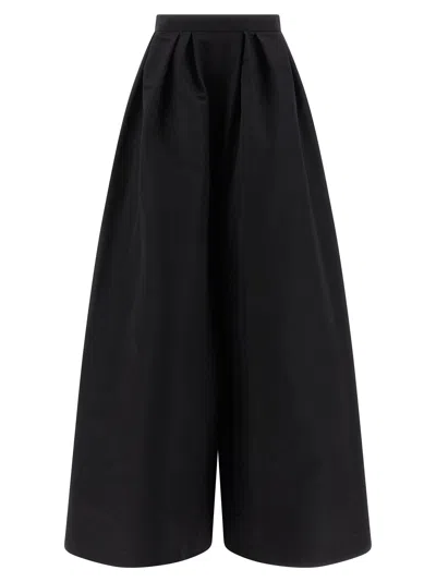 Carolina Herrera Palazzo Pants In Black
