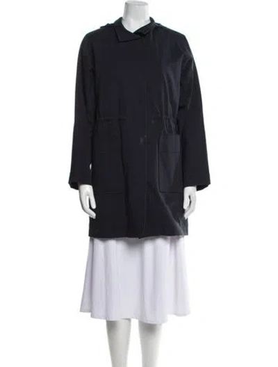 Pre-owned Carolina Herrera Parka In Blue