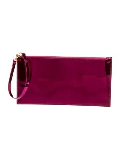 Pre-owned Carolina Herrera Patent Leather Clutch