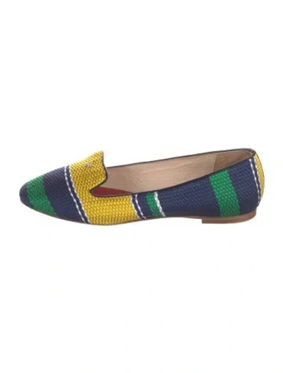 Pre-owned Carolina Herrera Patterned Loafers In Multi
