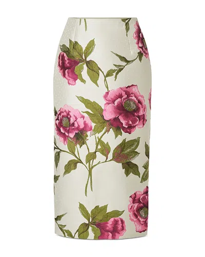 Carolina Herrera Pencil Skirt In Multi