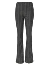 Carolina Herrera Pinstripe-pattern Trousers In Gray