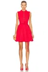 Carolina Herrera Pleated Mini Dress